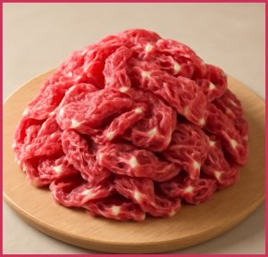불고기용고기, 왜 정확한 선...